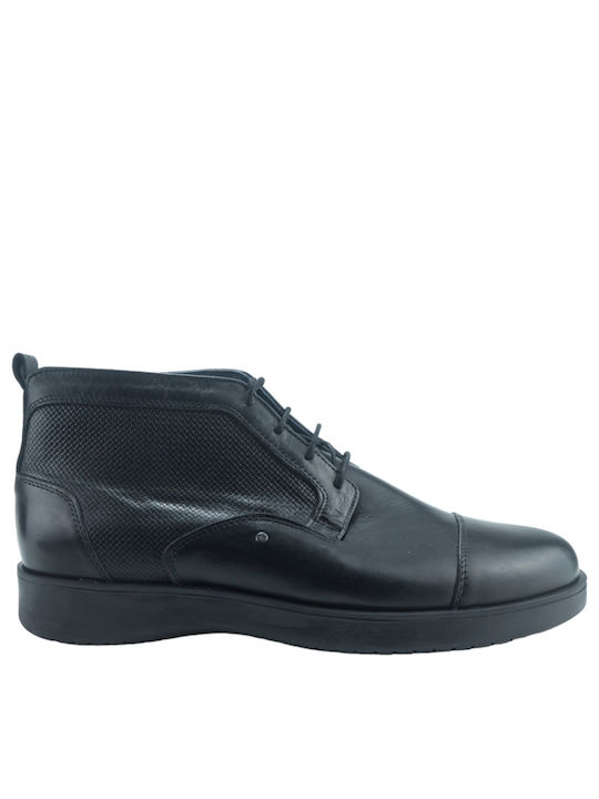 Steve Kommon Men's Boots Black