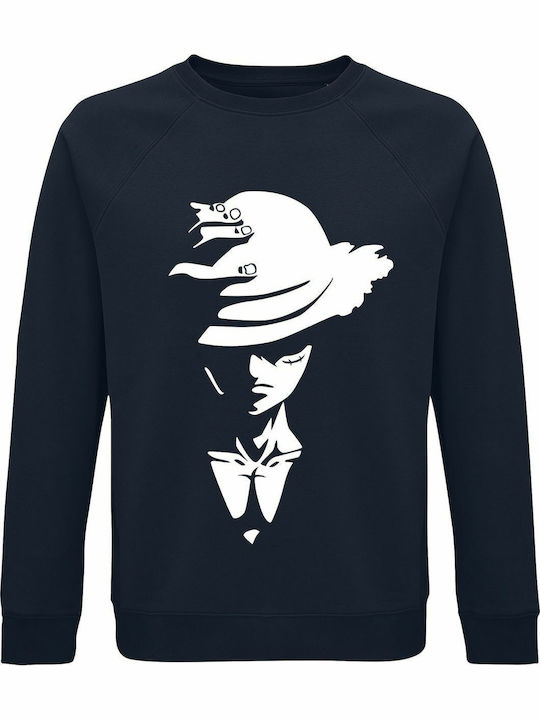 Luffy, One Piece Sweatshirt Ein Stück Marinebla...