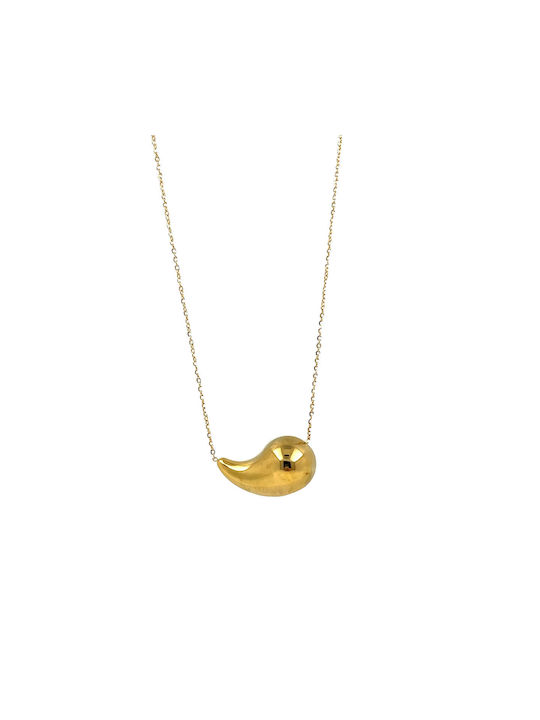 CHrysolithos Necklace from Gold Plated Steel