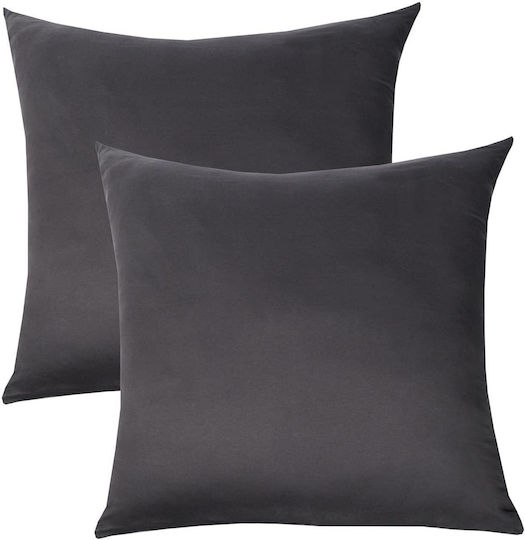 Livessa Față De Pernă Dhlf Antracit Antracit 2 Bucăți 40x40 Cm