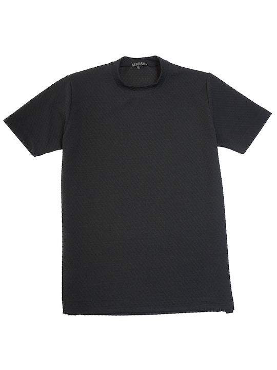 Reckless Men's Short Sleeve Blouse Black