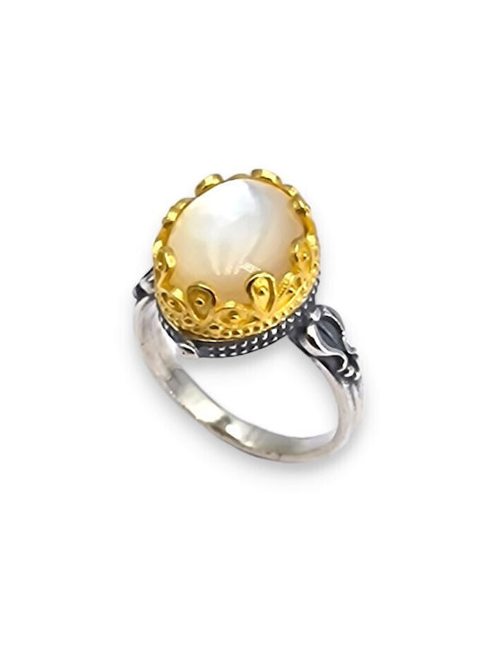 Damen Ring aus Silber 18K