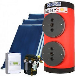 MasterSOL Sistem de încălzire a apei cu circulație forțată 200lt/4m² Glass Double Energy