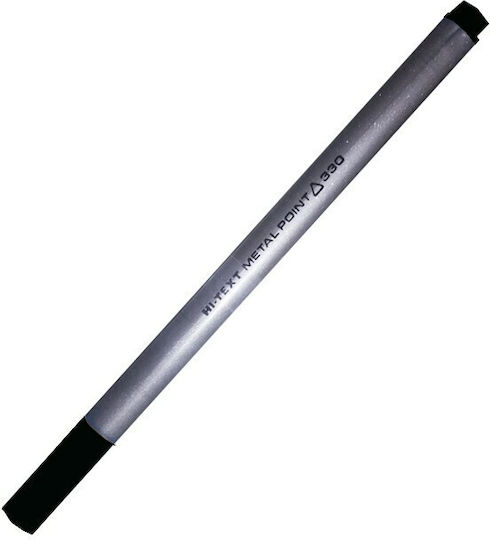 Etafelt Hi-Text Μαρκαδόροι Σχεδίου Black Σετ 12τμχ