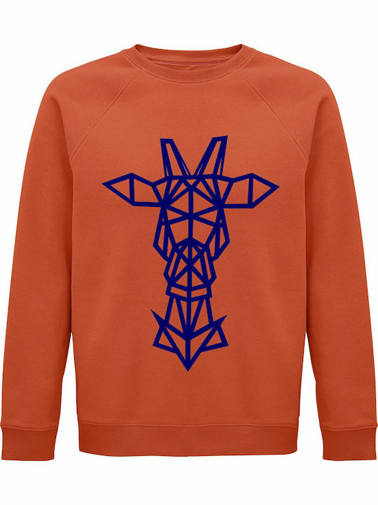 Reindeer Origami Φούτερ Πορτοκαλί Sweet Orange