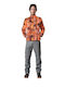 Herren Jacke Orange