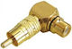 Lz LZ552G/B Конвертор RCA мъжки към RCA женски Златист 1бр