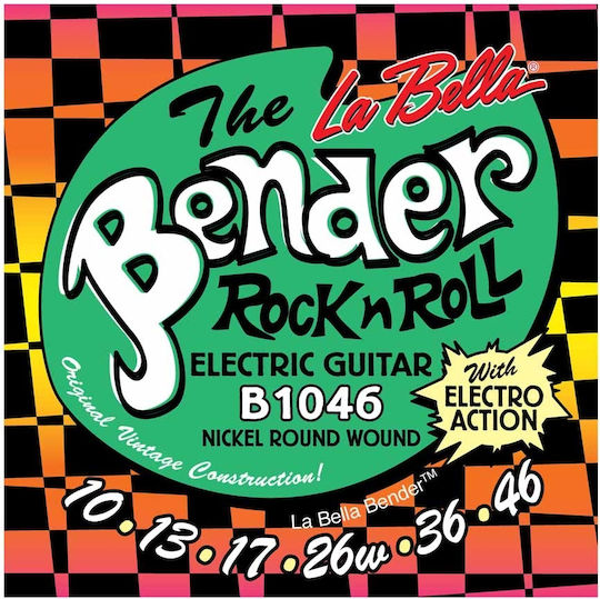 La Bella Super Bender 010 Σετ Χορδών Ηλεκτρικής Κιθάρας 10 - 46"