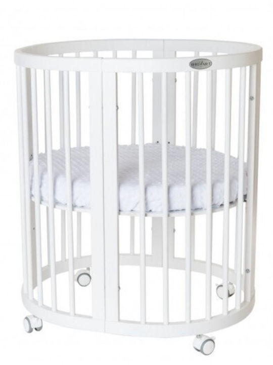 IngVart Convertible Baby Crib Smart White for M...