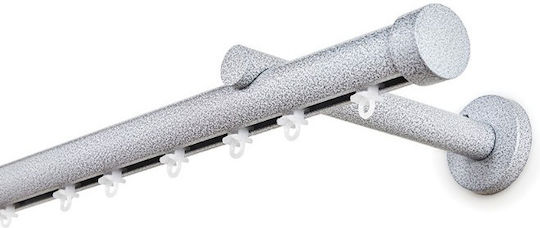Anartisi Ilios Tapo Einweg Vorhangschiene in Gray Farbe 400εκ. ILIOS-TAPO-25-MY-48