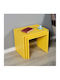 Set Zigon Rectangular Din Lemn Galben 3 Buc M55xL40xÎ47cm