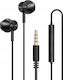 Mcdodo HP-4060 In-ear Handsfree με Βύσμα 3.5mm Μαύρο