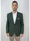 D-Zine Men's Suit Jacket Green