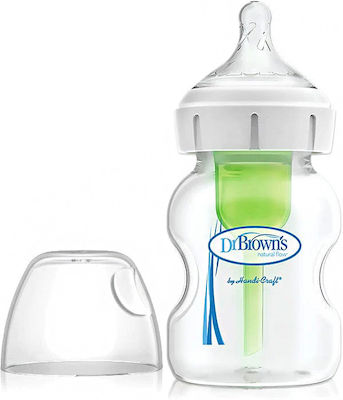 Dr. Brown's Plastic Bottle Anti-Colic with Silicone Nipple for 0+, 0+ m, months 150ml 1pcs