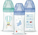 Dodie Plastic Bottle Set Anti-Colic with Silicone Nipple 270ml 3pcs