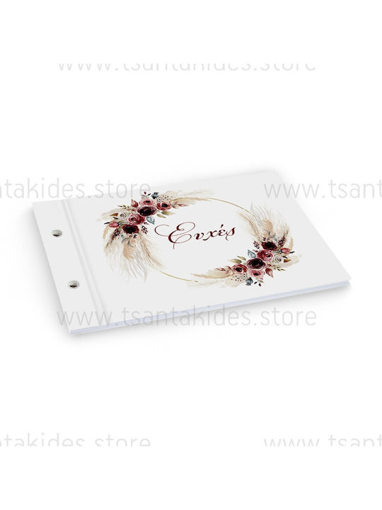 Tsantakides Wedding Wish Book Red