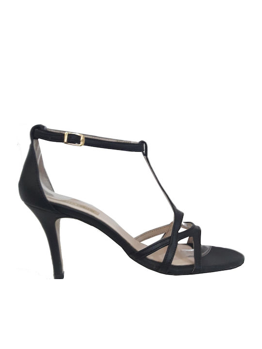 Leder Sandalen Schwarz
