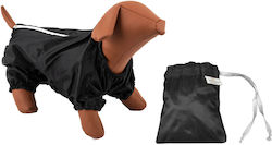 Woofmoda Black Waterproof Dog Coat XLarge with 30cm Back Length