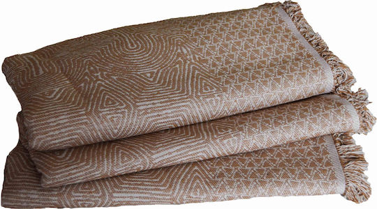 Decocraft Decocraft Zweisitzer-Sofa Überwurf 180x230cm Beige