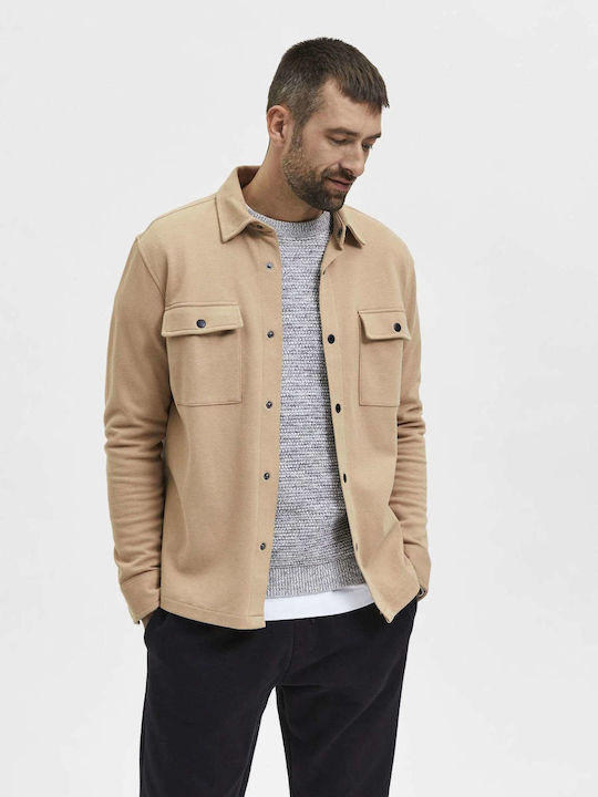Selected Μακρυμάνικo Overshirt σε Κανονική Γραμ...