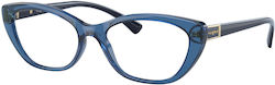 Vogue Transparent Acetate Eyeglass Frame Butterfly VO2988 2988