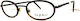 Byblos Plastic Eyeglass Frame Brown