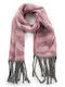 Verde Women's Wool Scarf Pink