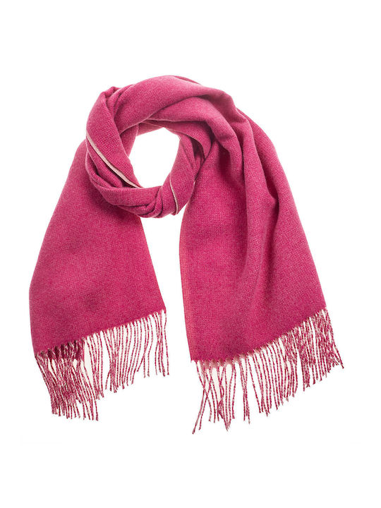 Verde Women's Wool Scarf Fuchsia