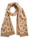 Verde Women's Wool Scarf Beige