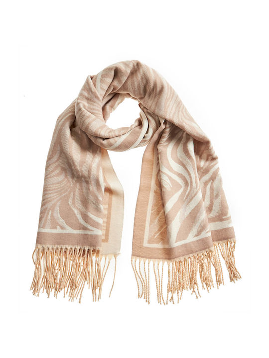 Verde Women's Wool Scarf Beige