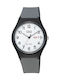 Q&Q Watch with Gray Rubber Strap