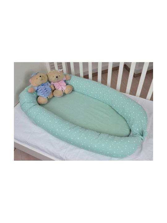 Baby Oliver Βρεφικό Μαξιλάρι Φωλιά Πράσινο 16x200εκ.