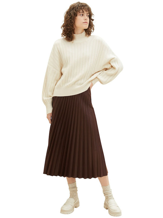 Tom Tailor Skirt in Brown color