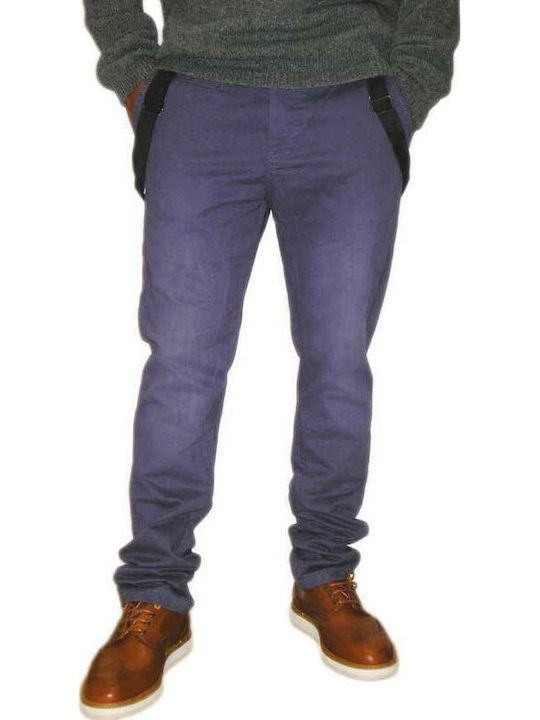 Παντελόνι Chino σε Slim Εφαρμογή Μωβ
