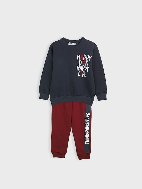 Nek Kids Wear Kinder Sweatpants Set - Jogginganzug Charcoal 2Stück