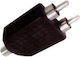 Lancom Μετατροπέας RCA 2x male σε RCA female 10τμχ 01.099.0099