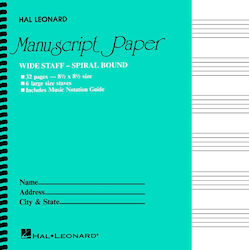 Hal Leonard Σπιράλ Τετράδιο Μουσικής Hal Leonard Σπιράλ Τετράδιο Μουσικής