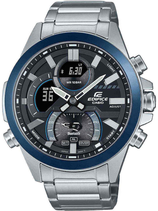 Casio ECB-30DB-1AEF Smartwatch (Ασημί)