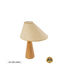 GloboStar Kauai Wood Table Lamp for Socket E27 with Beige Shade and Base