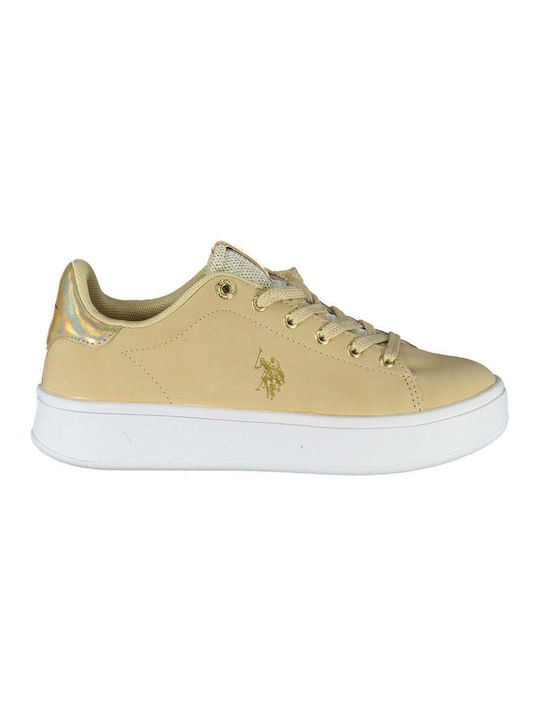 U.S. Polo Assn. Γυναικεία Sneakers Μπεζ