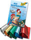 Folia Misc Cardboards Floral Multicolour 5 Foi 21x29.7cm
