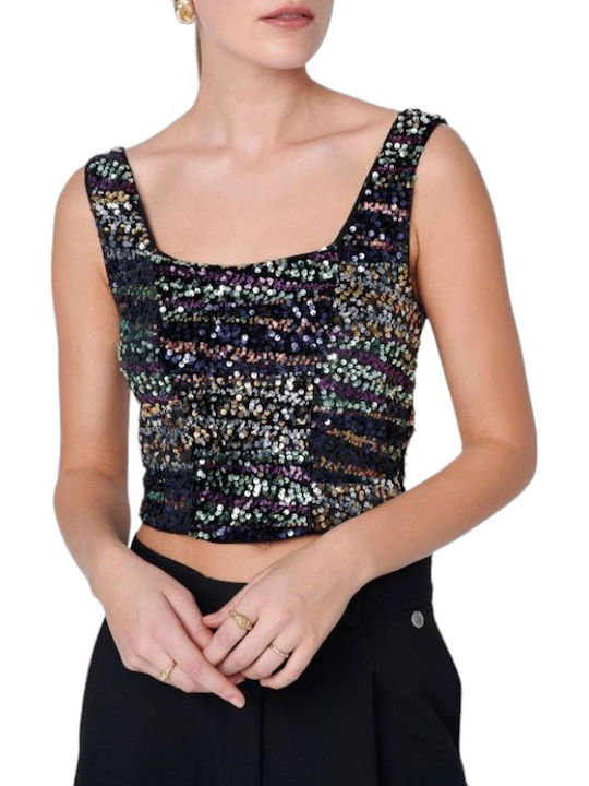 Ale - The Non Usual Casual Damen Bluse Ärmellos Multi