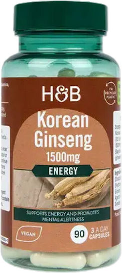 Holland & Barrett Женшен 1500мг 90 капси