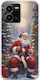 Santa Happiness Back Cover Silicone Multicolour (Vivo Y22S / Y35)