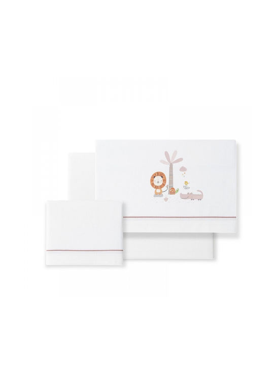Interbaby Baby Sheets Set Crib Cotton Fitted Wh...