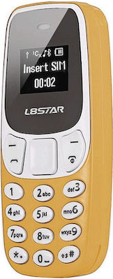 L8STAR BM10 Mini Dual SIM Κινητό με Κουμπιά Χρυσό