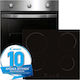 Candy Over Counter Oven 65lt with Ceramic Hobs W59.5cm.
