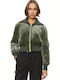Κοντό Γυναικείο Bomber Jacket Πράσινο