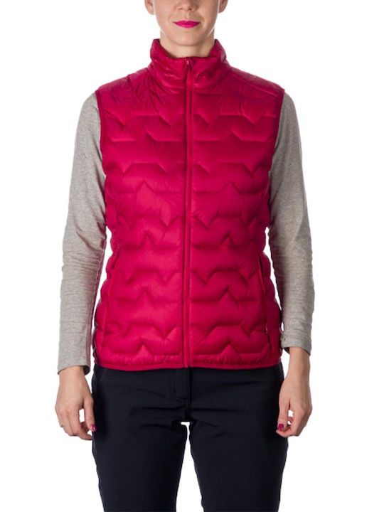Northfinder Women's Short Lifestyle Jacket Waterproof and Windproof for Winter Burgundy