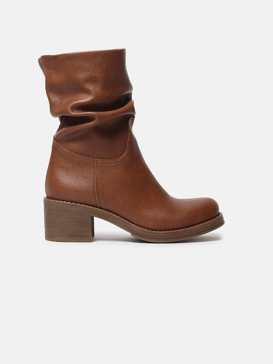 InShoes Damen Knöchelstiefel Tabac Braun